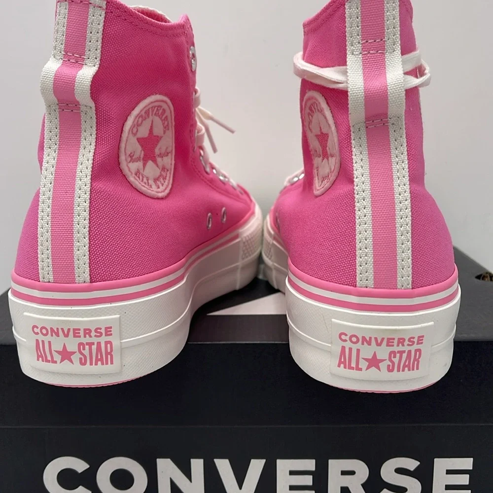 Converse WMNS A07141C CTAS LIFT HI OOPS PINK/OOPS PINK Platforms Sneakers